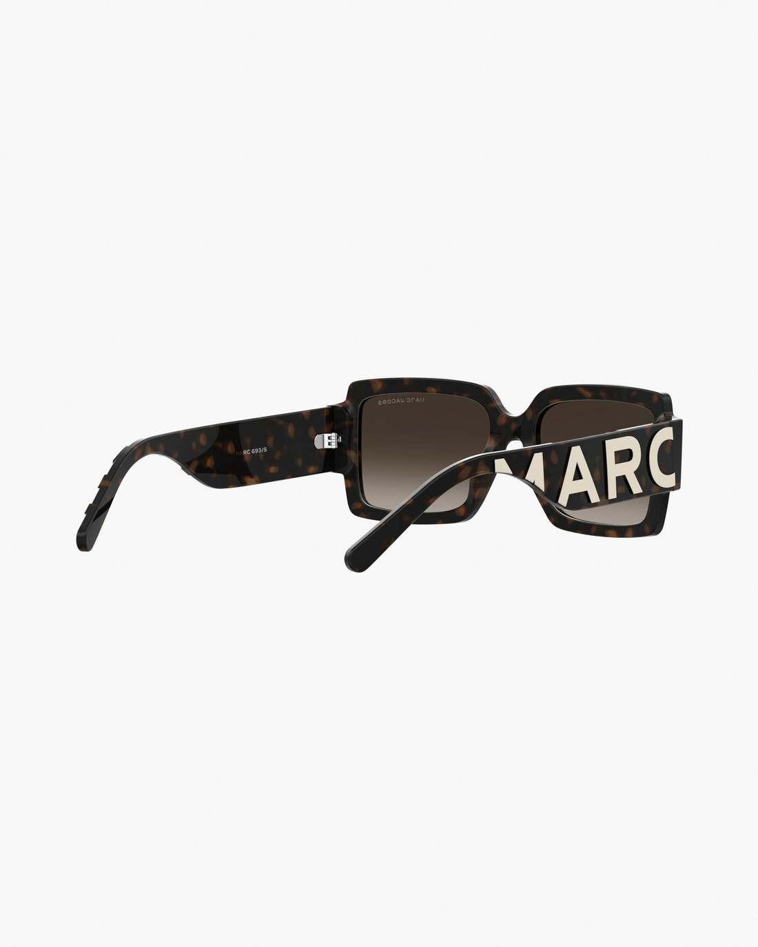 The Bold Logo Square Sunglasses Havana - Marc Jacobs New