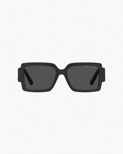 The Bold Logo Square Sunglasses Black/White - Marc Jacobs Popular