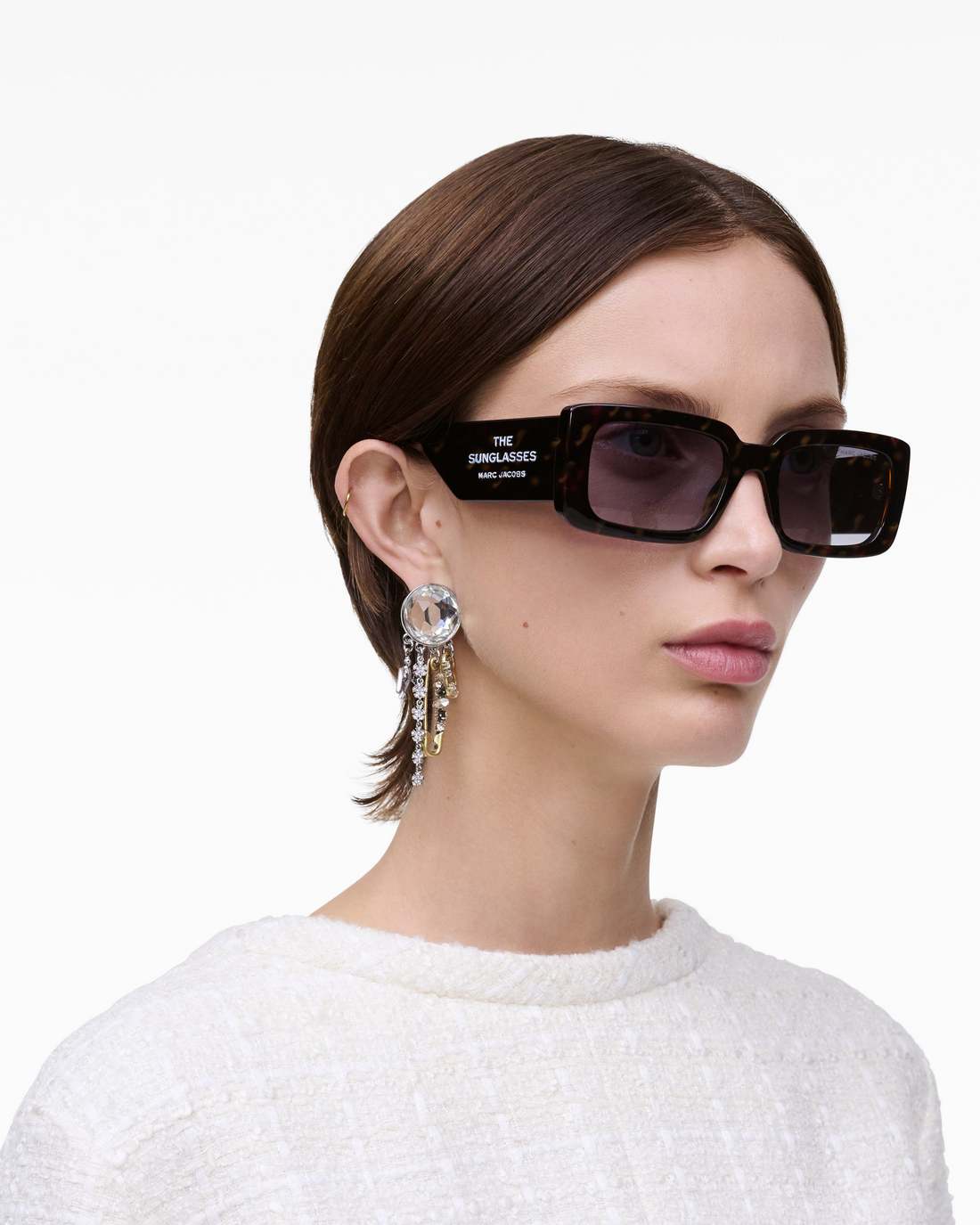 The Rectangle Sunglasses Havana - Marc Jacobs Recommended