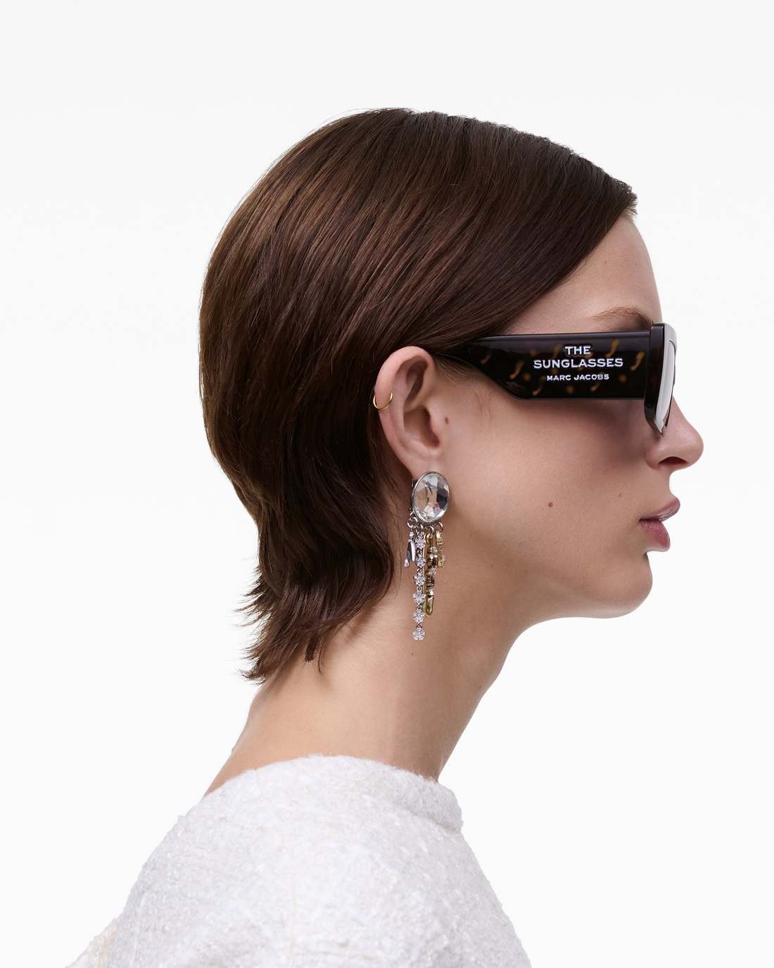 The Rectangle Sunglasses Havana - Marc Jacobs Recommended