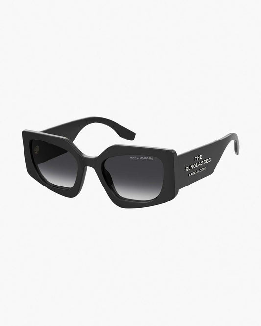 The Square Cat Eye Sunglasses Black - Marc Jacobs Exclusive
