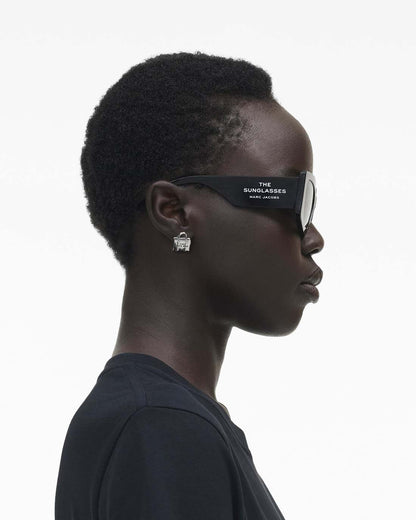 The Square Cat Eye Sunglasses Black - Marc Jacobs Exclusive