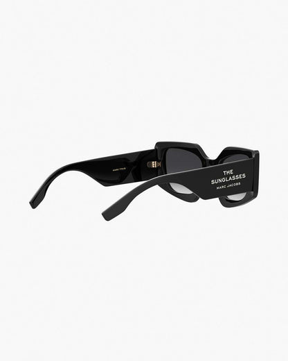 The Square Cat Eye Sunglasses Black - Marc Jacobs Exclusive