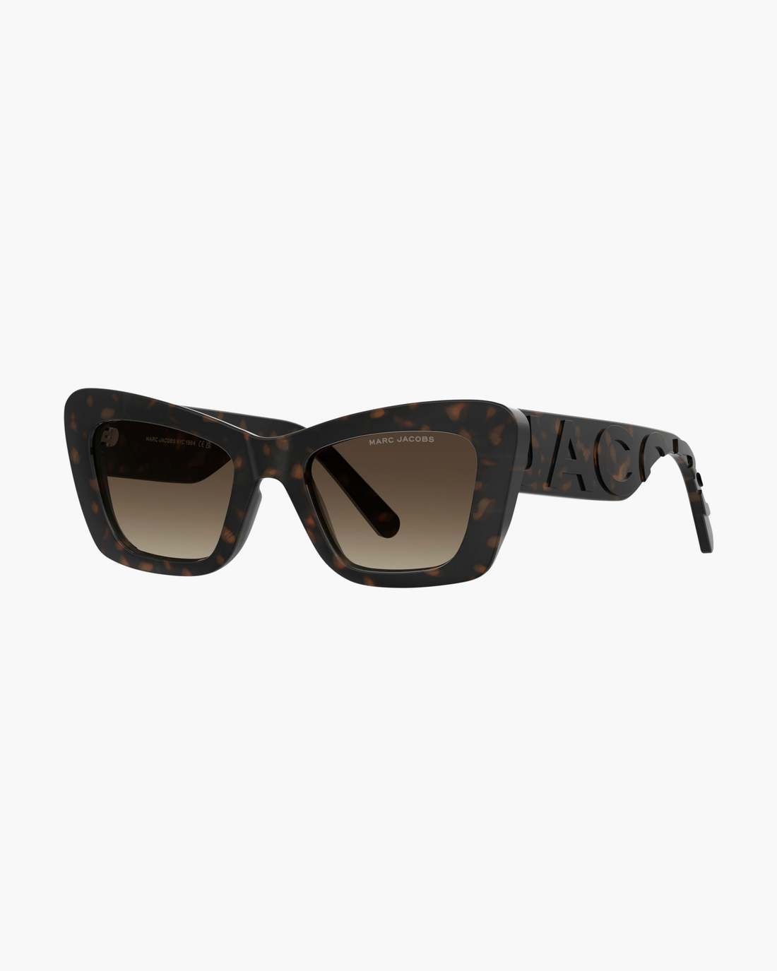 The Bold Logo Cat Eye Sunglasses Havana - Marc Jacobs Popular