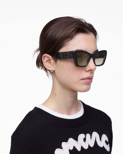 The Bold Logo Cat Eye Sunglasses Havana - Marc Jacobs Popular