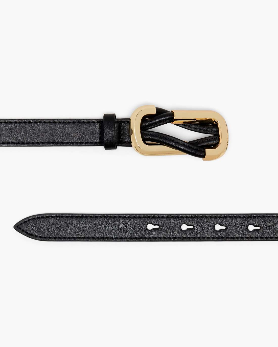 The Dual Belt Black/Gold - Marc Jacobs Recommended
