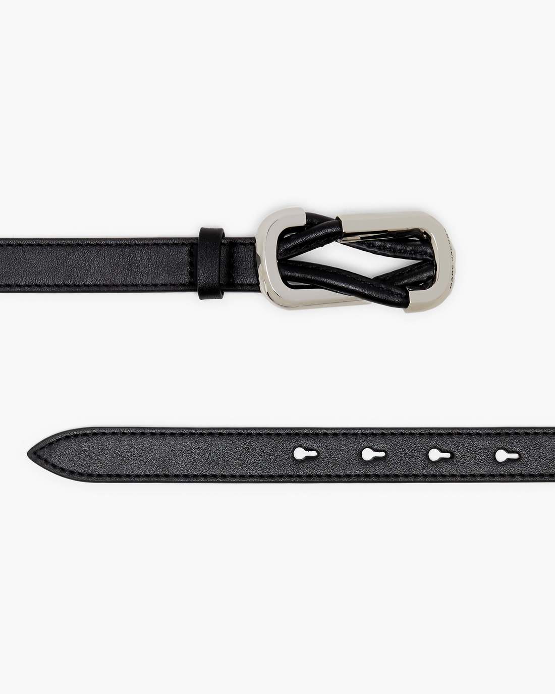 The Dual Belt Black/Silver - Marc Jacobs Exclusive