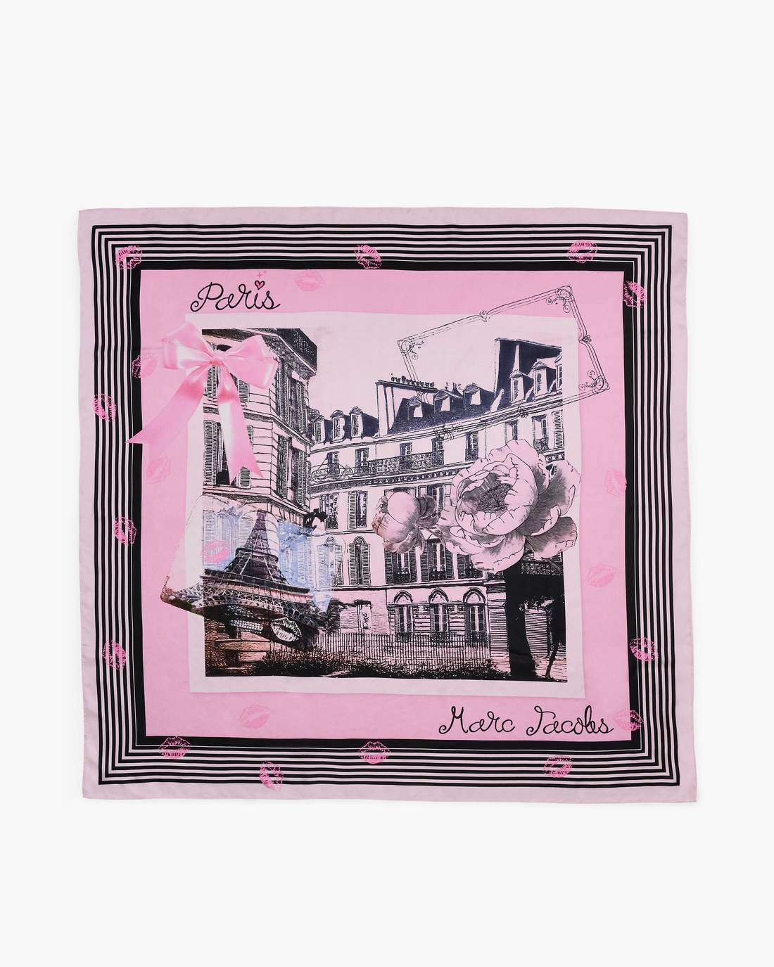 The City Silk Scarf Paris Paris - Marc Jacobs New