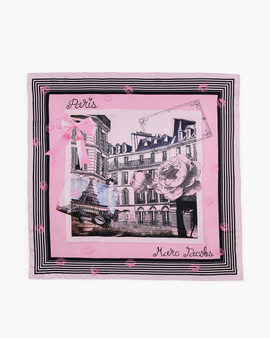 The City Silk Scarf Paris Paris - Marc Jacobs New