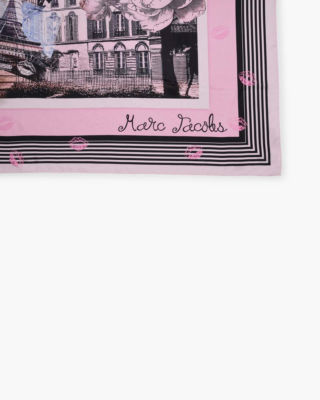 The City Silk Scarf Paris Paris - Marc Jacobs New
