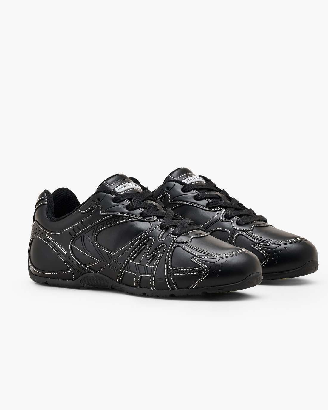 The Stitched 72 Spring Sneaker Black - Marc Jacobs Popular
