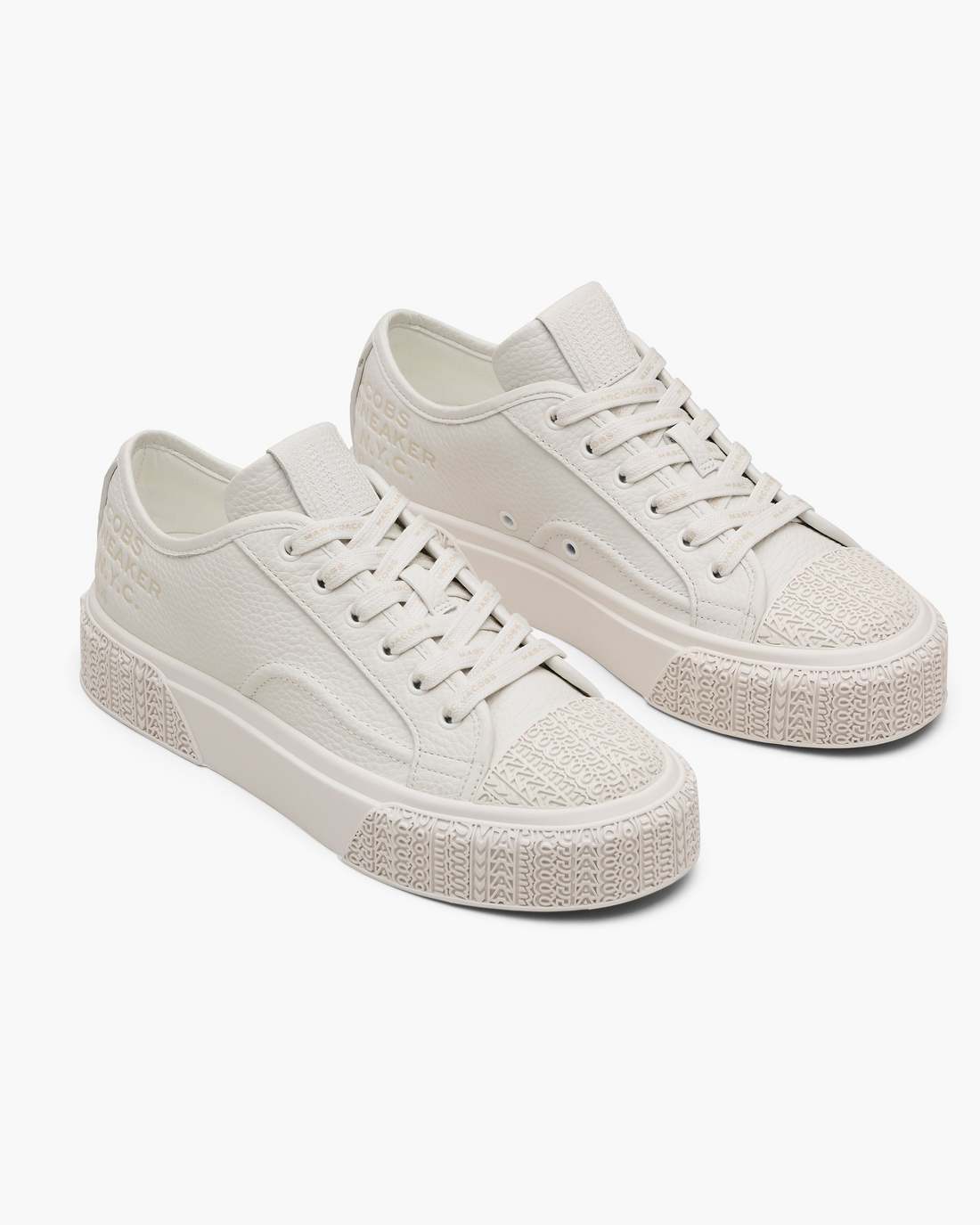 The Leather Sneaker Cotton White - Marc Jacobs Trending