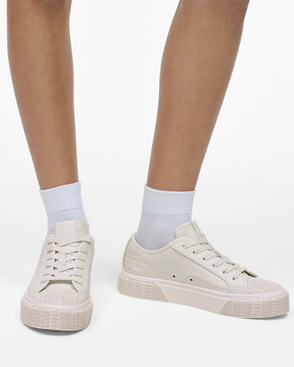 The Leather Sneaker Cotton White - Marc Jacobs Trending