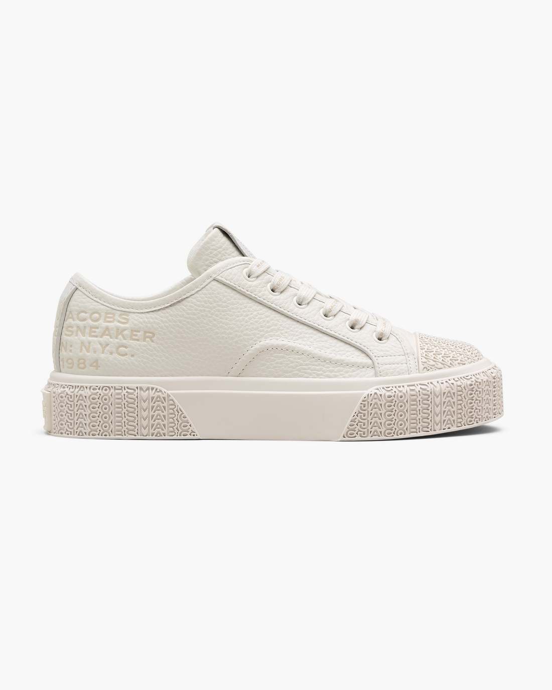 The Leather Sneaker Cotton White - Marc Jacobs Trending