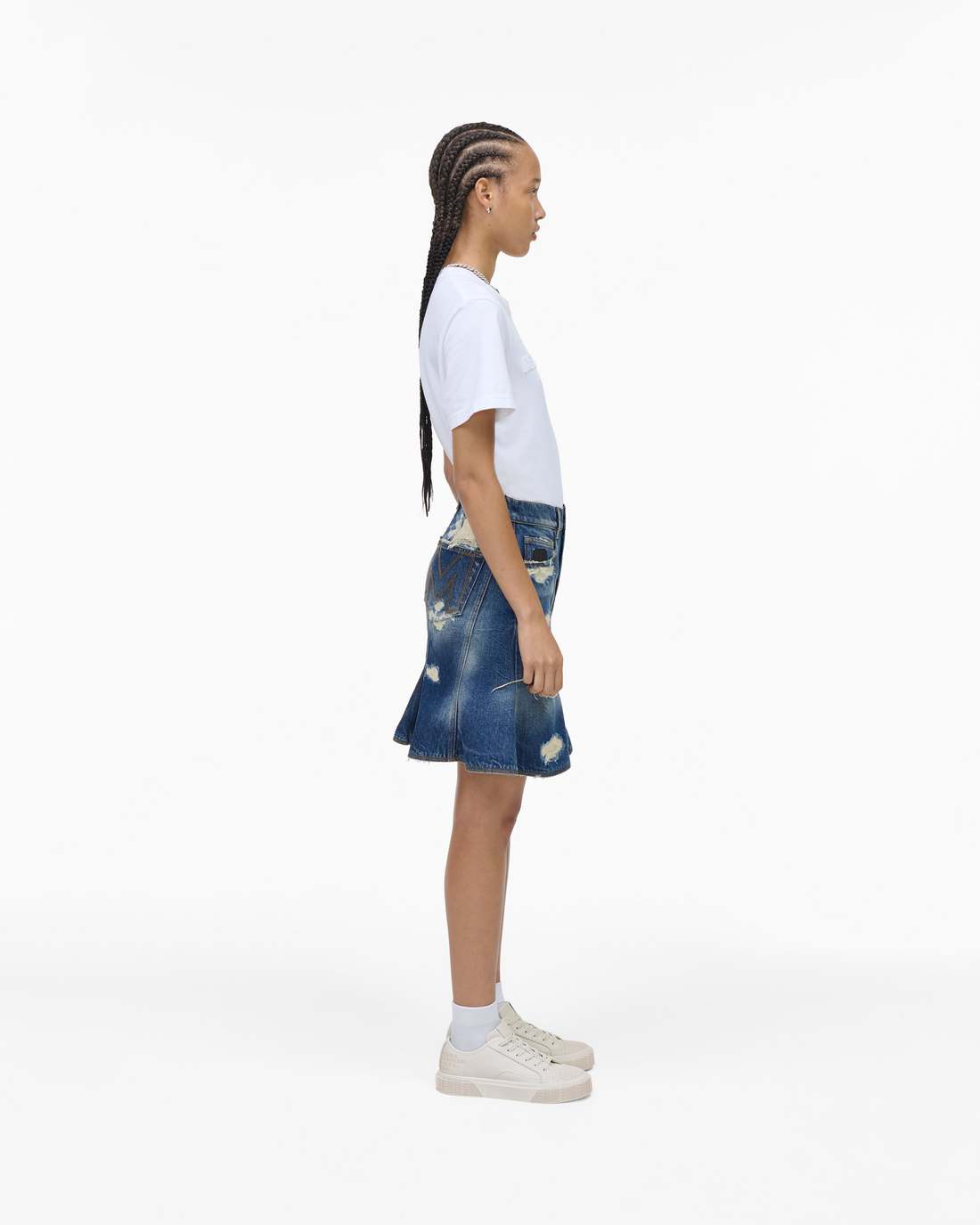 The Leather Sneaker Cotton White - Marc Jacobs Trending