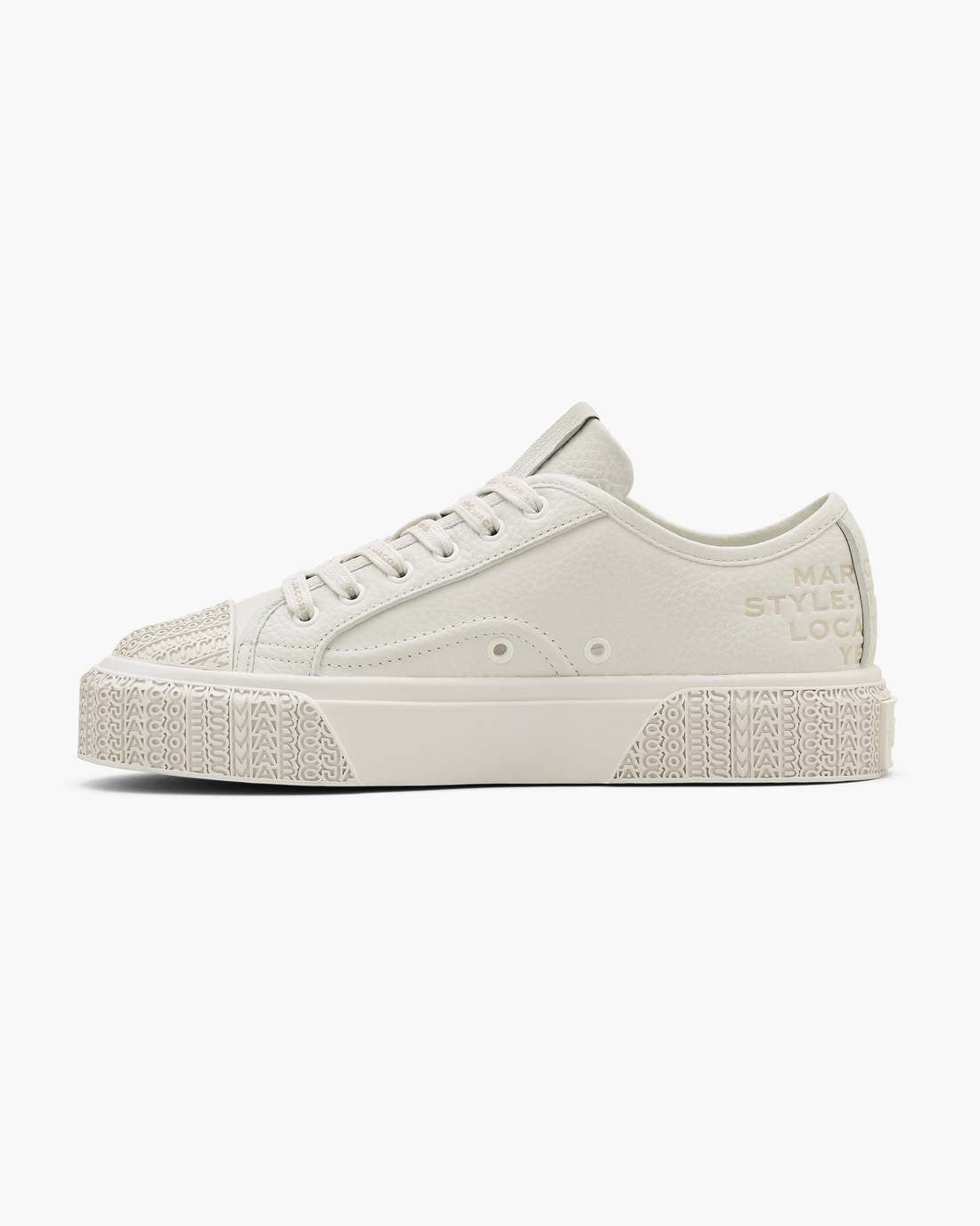 The Leather Sneaker Cotton White - Marc Jacobs Trending