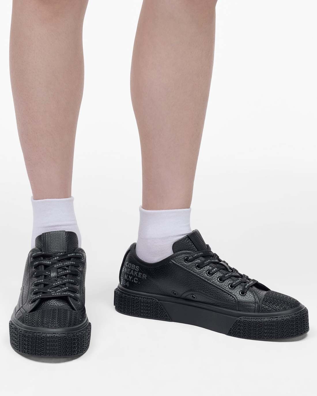 The Leather Sneaker Black - Marc Jacobs Best Seller