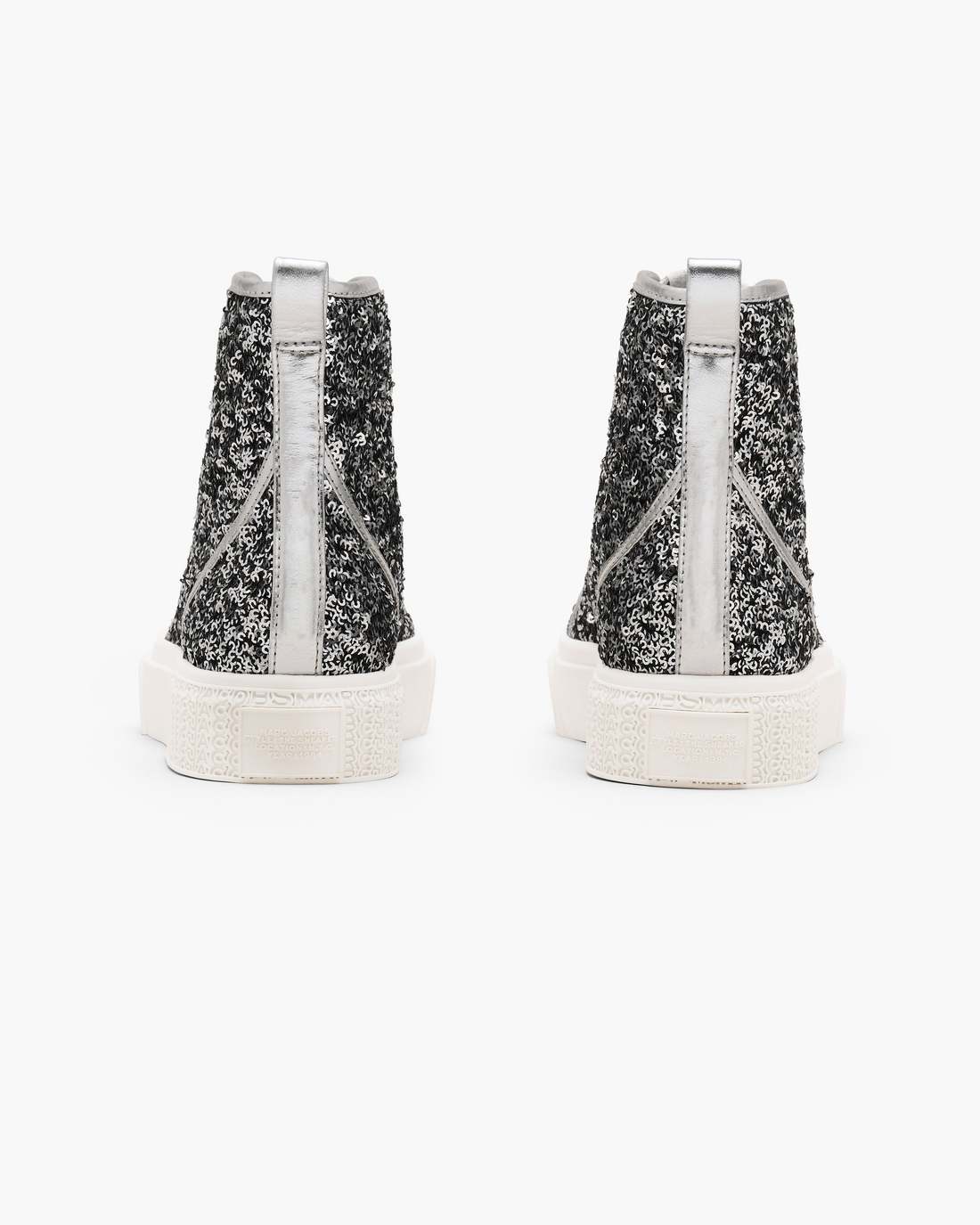 The Sequin High Top Sneaker Silver - Marc Jacobs Recommended