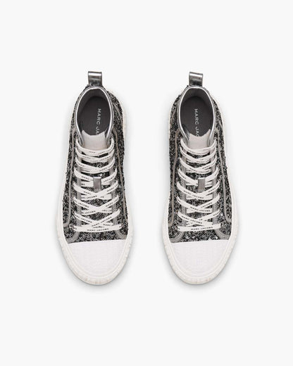 The Sequin High Top Sneaker Silver - Marc Jacobs Recommended