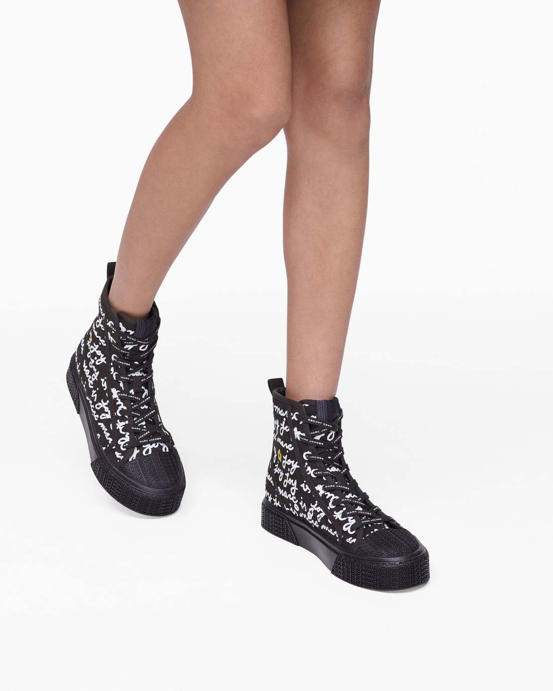 The Marc Is Joy Canvas Sneaker Black Multi - Marc Jacobs Exclusive