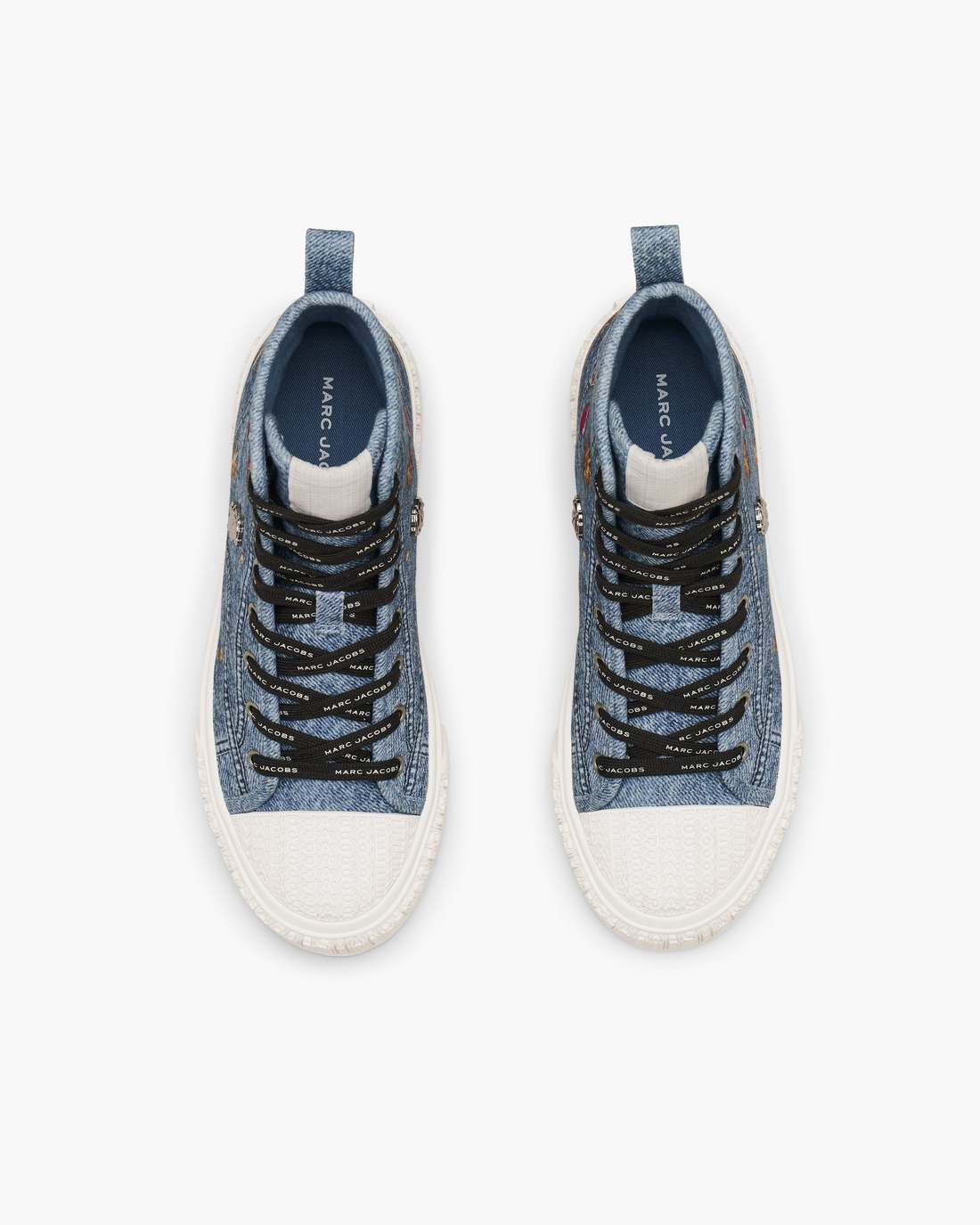 The Trinket Charm High Top Sneaker Medium Wash Multi - Marc Jacobs Signature