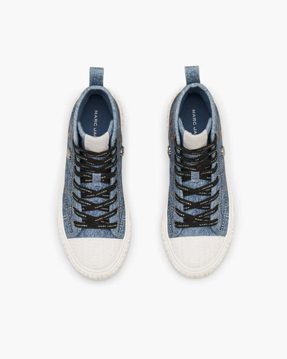The Trinket Charm High Top Sneaker Medium Wash Multi - Marc Jacobs Signature