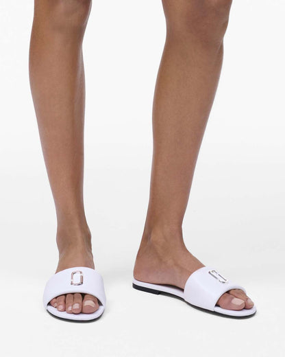 The Snapshot Slide Bright White - Marc Jacobs Signature