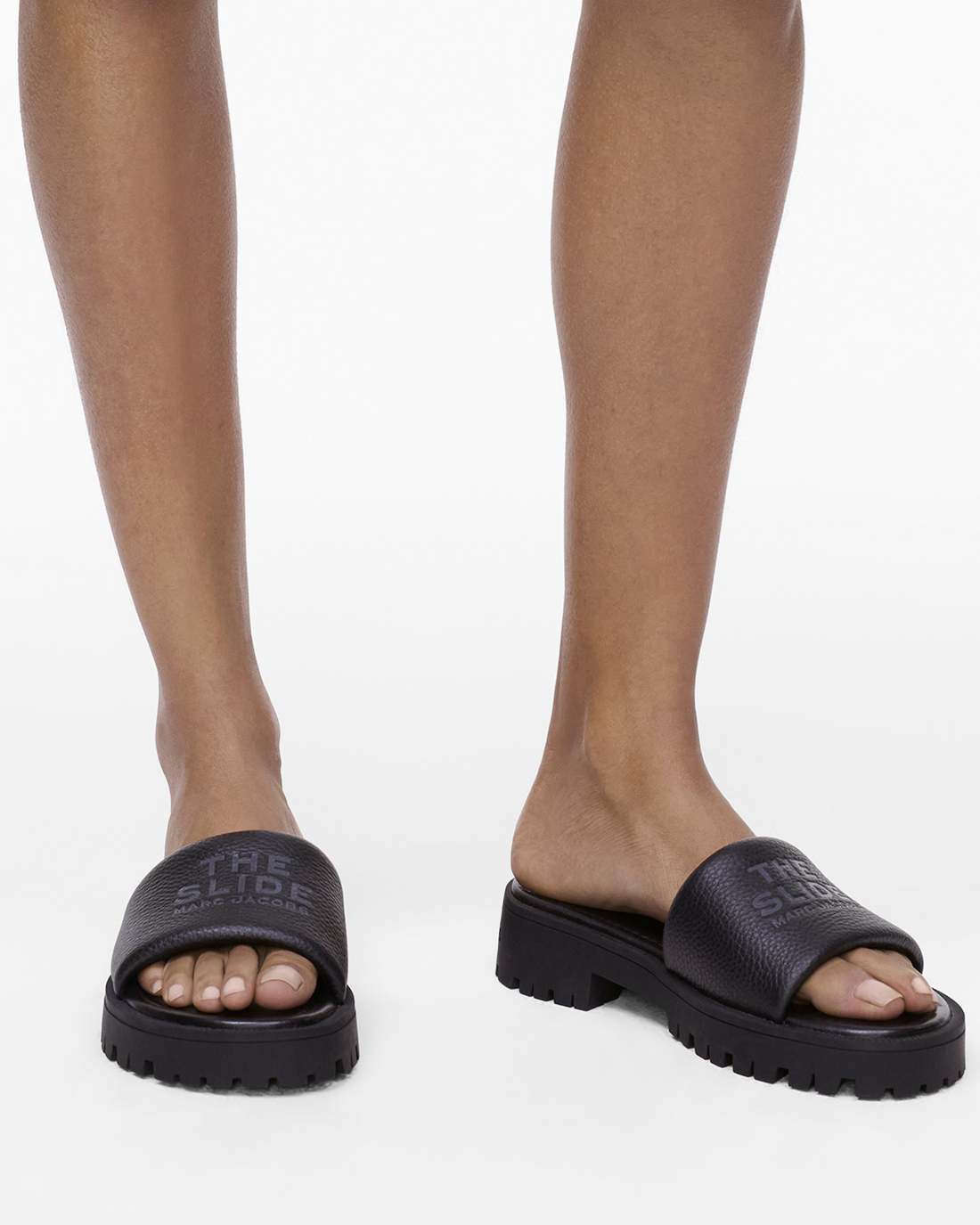 The Lug Sole Slide Black - Marc Jacobs Premium