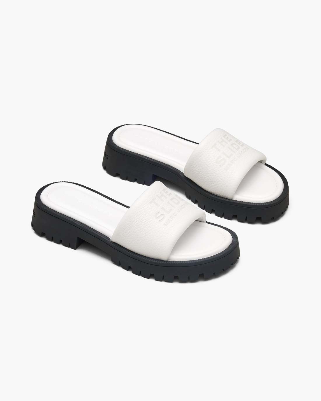The Lug Sole Slide Bright White - Marc Jacobs New