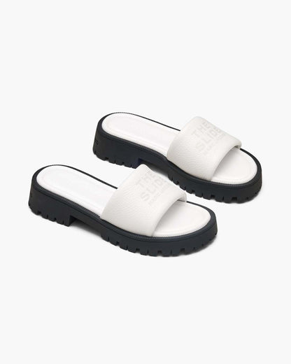 The Lug Sole Slide Bright White - Marc Jacobs New
