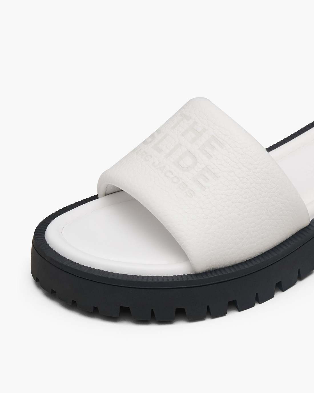 The Lug Sole Slide Bright White - Marc Jacobs New