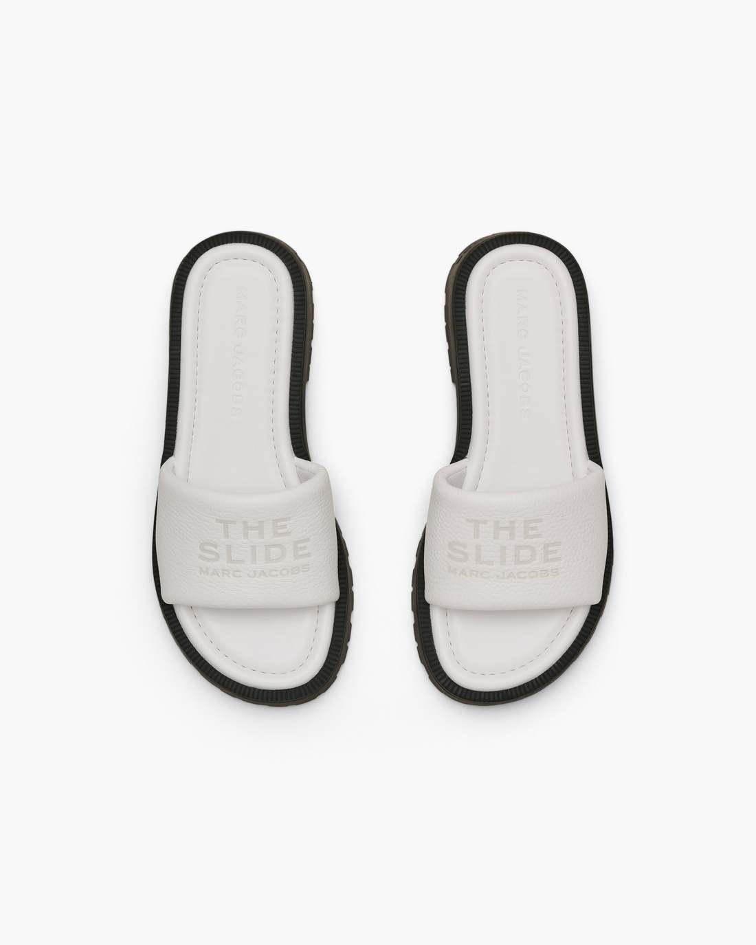 The Lug Sole Slide Bright White - Marc Jacobs New