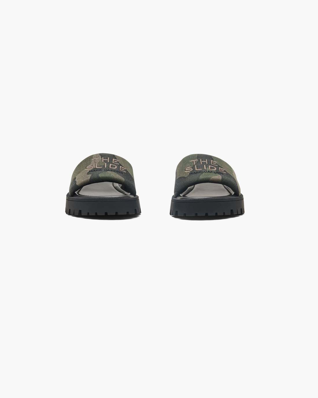 The Camo Jacquard Lug Sole Slide Camo Multi - Marc Jacobs Featured