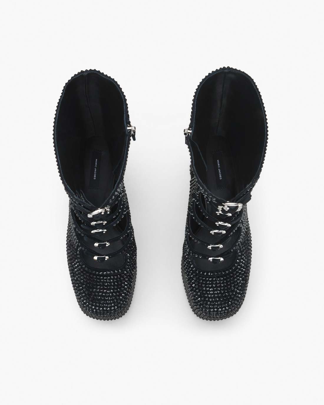 The Rhinestone Kiki Knee-High Boot Black/Black - Marc Jacobs Trending