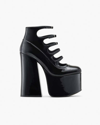 The Patent Leather Kiki Ankle Boot Black - Marc Jacobs Best Seller