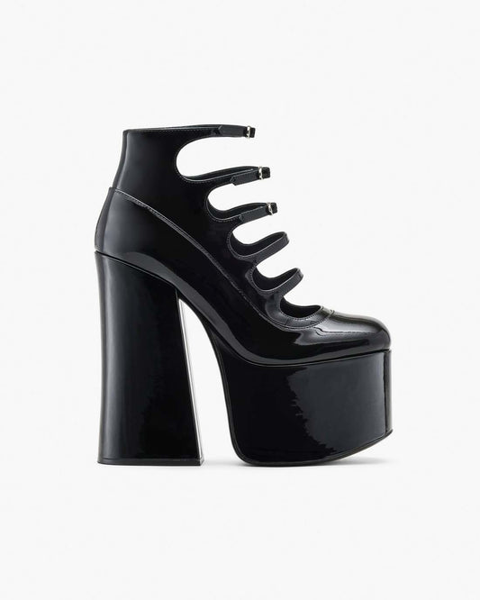 The Patent Leather Kiki Ankle Boot Black - Marc Jacobs Best Seller