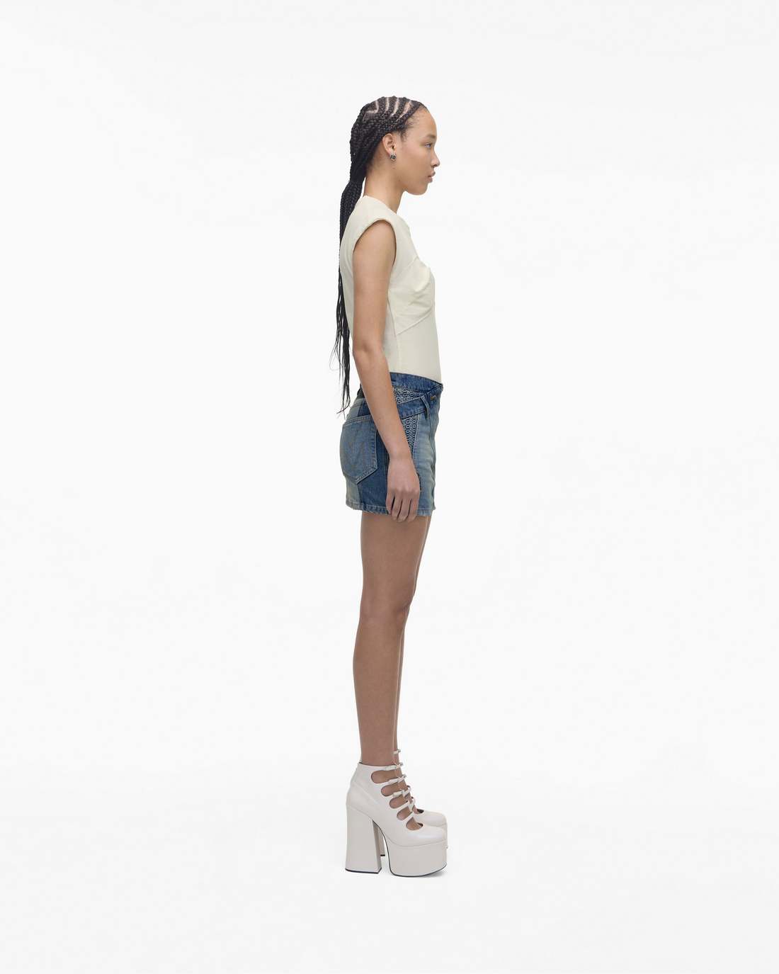 The Patent Leather Kiki Ankle Boot White - Marc Jacobs Recommended