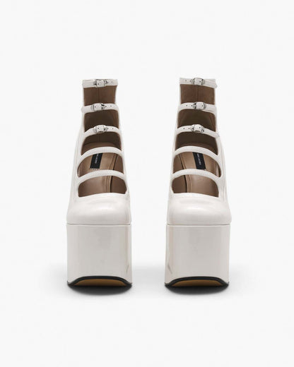 The Patent Leather Kiki Ankle Boot White - Marc Jacobs Recommended