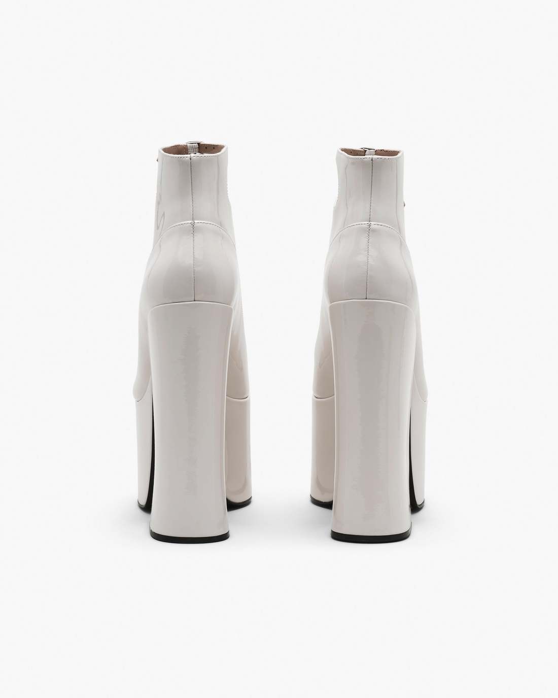 The Patent Leather Kiki Ankle Boot White - Marc Jacobs Recommended
