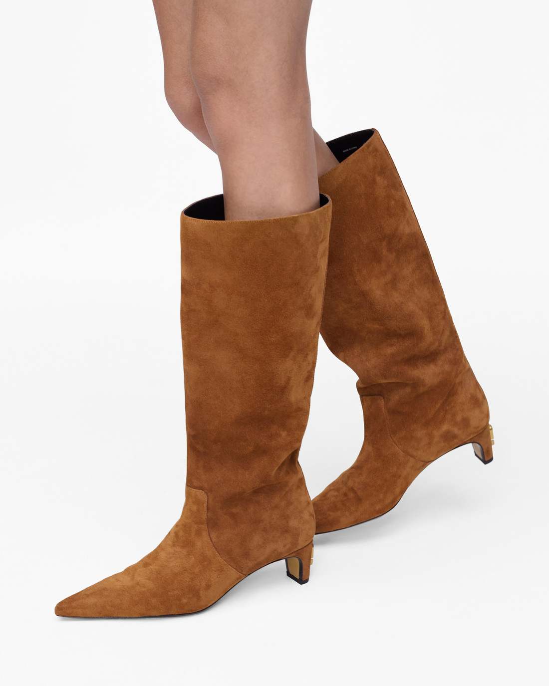 The Suede Mel Boot Copper - Marc Jacobs Signature