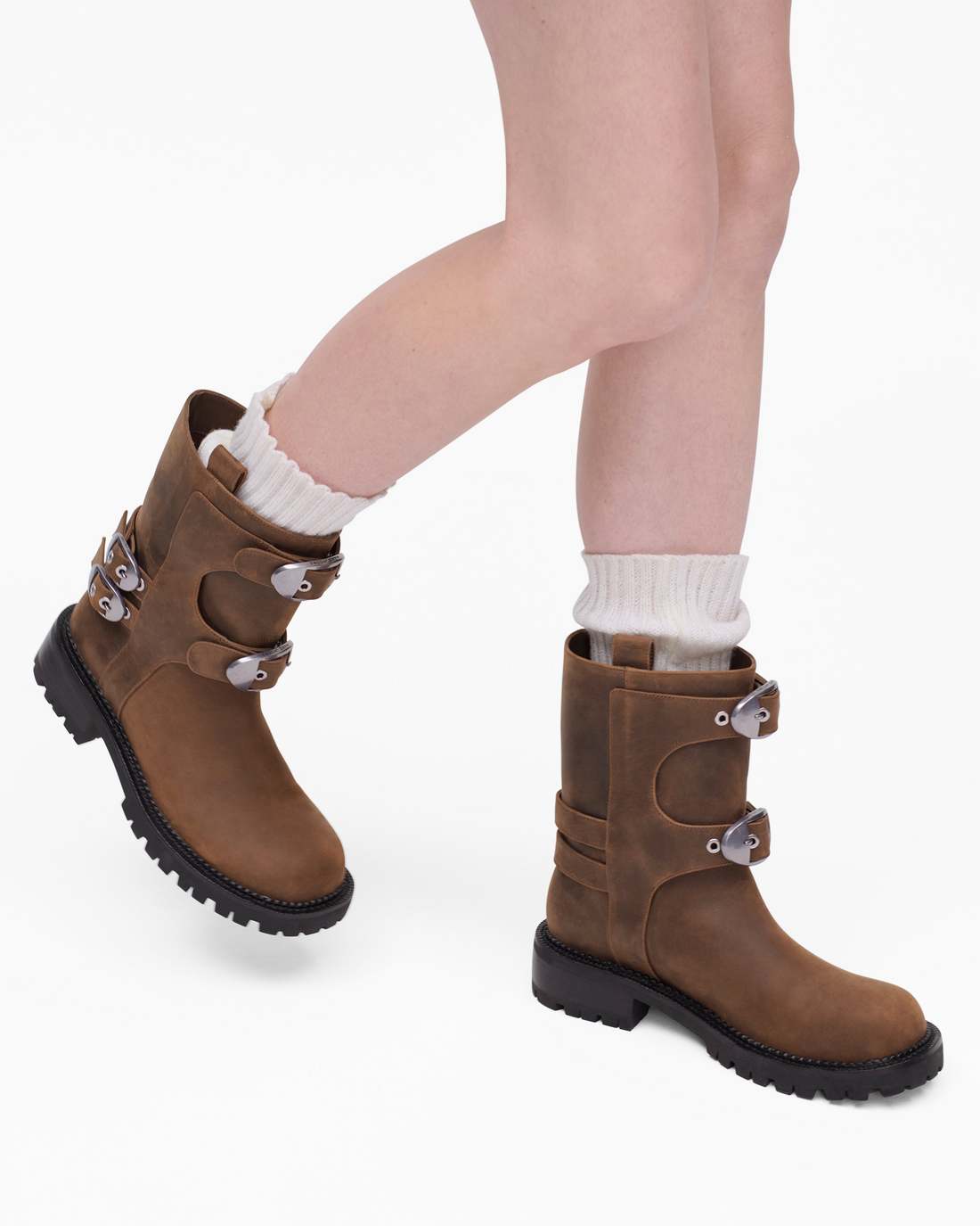 The Kiki Moto  Boot Tobacco - Marc Jacobs New