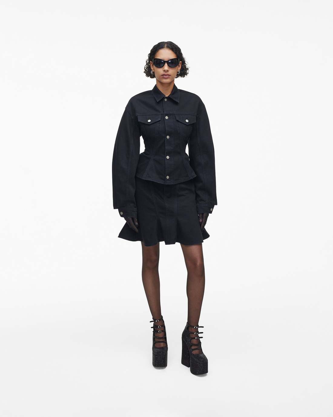 The Rhinestone Kiki Ankle Boot Black/Black - Marc Jacobs Featured