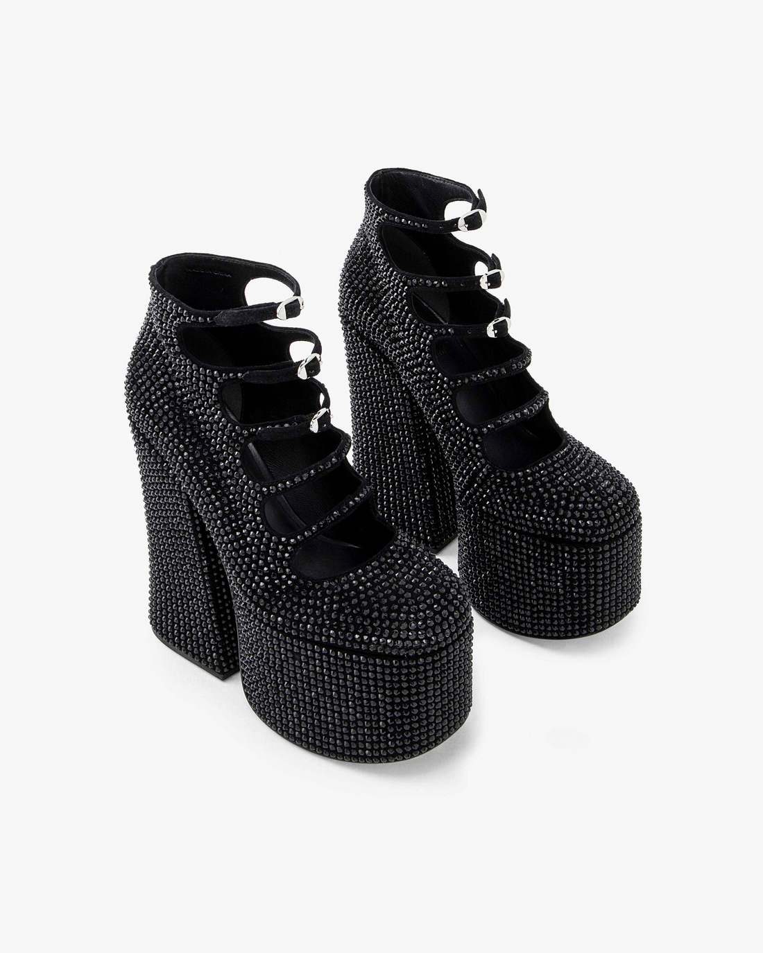 The Rhinestone Kiki Ankle Boot Black/Black - Marc Jacobs Featured