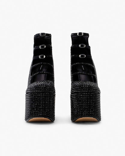 The Rhinestone Kiki Ankle Boot Black/Black - Marc Jacobs Featured