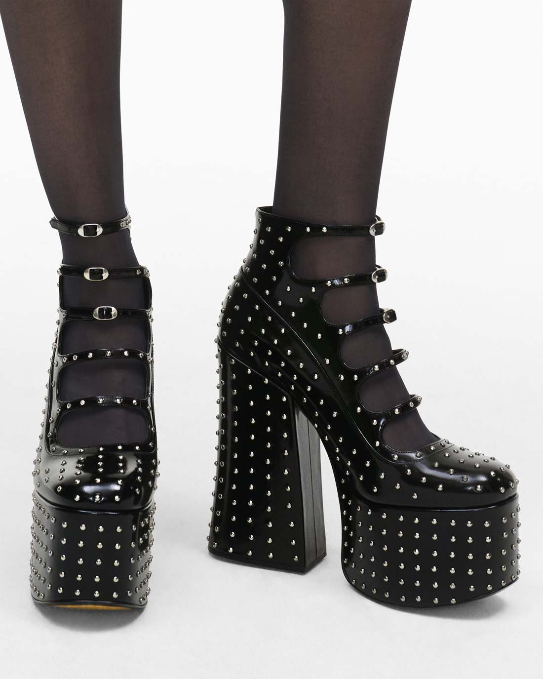 The Glam Studs Kiki Ankle Boot Black - Marc Jacobs Trending
