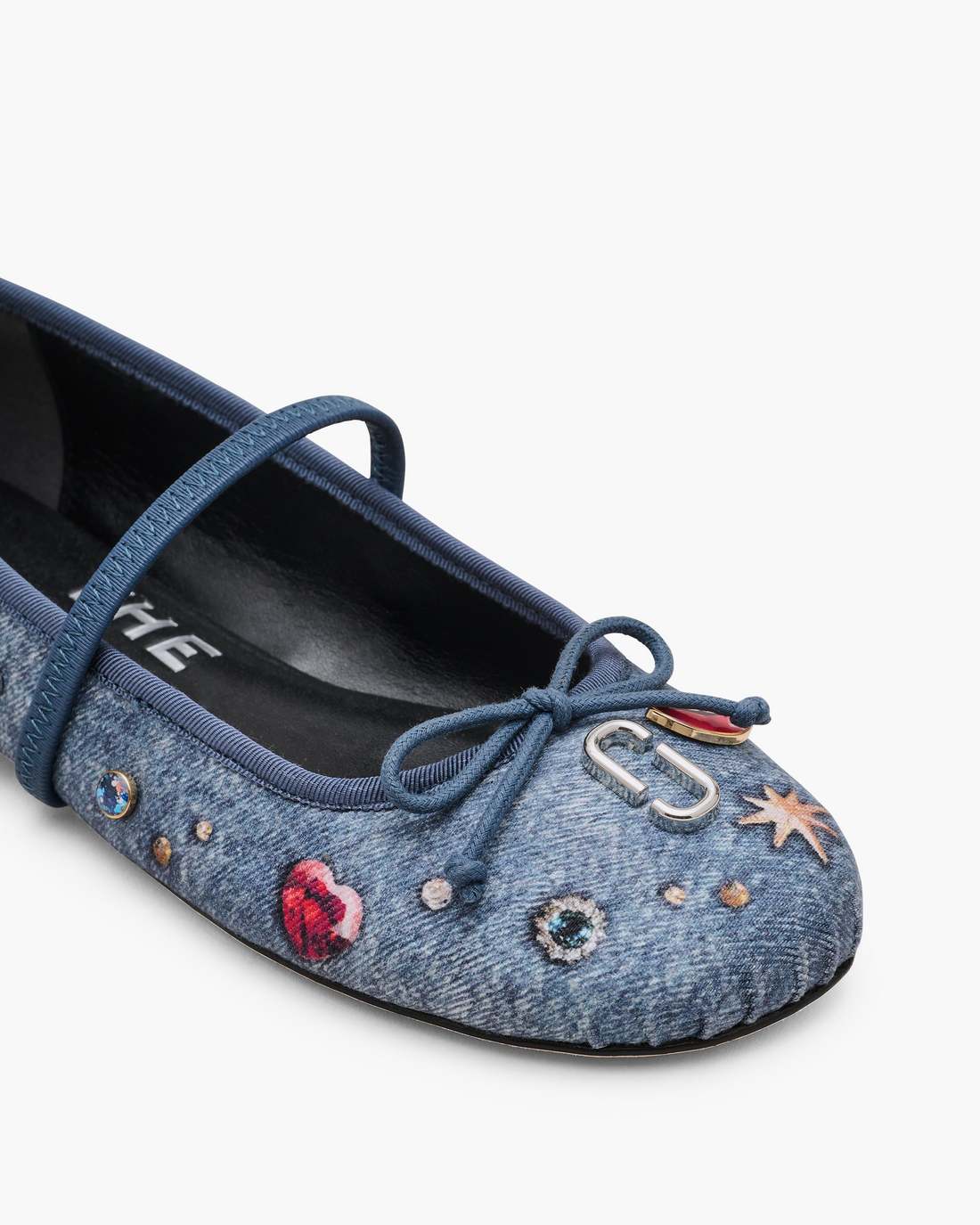 The Trinket Charm Sabrina Ballerina Medium Wash Multi - Marc Jacobs Best Seller