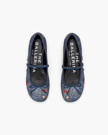 The Trinket Charm Sabrina Ballerina Medium Wash Multi - Marc Jacobs Best Seller