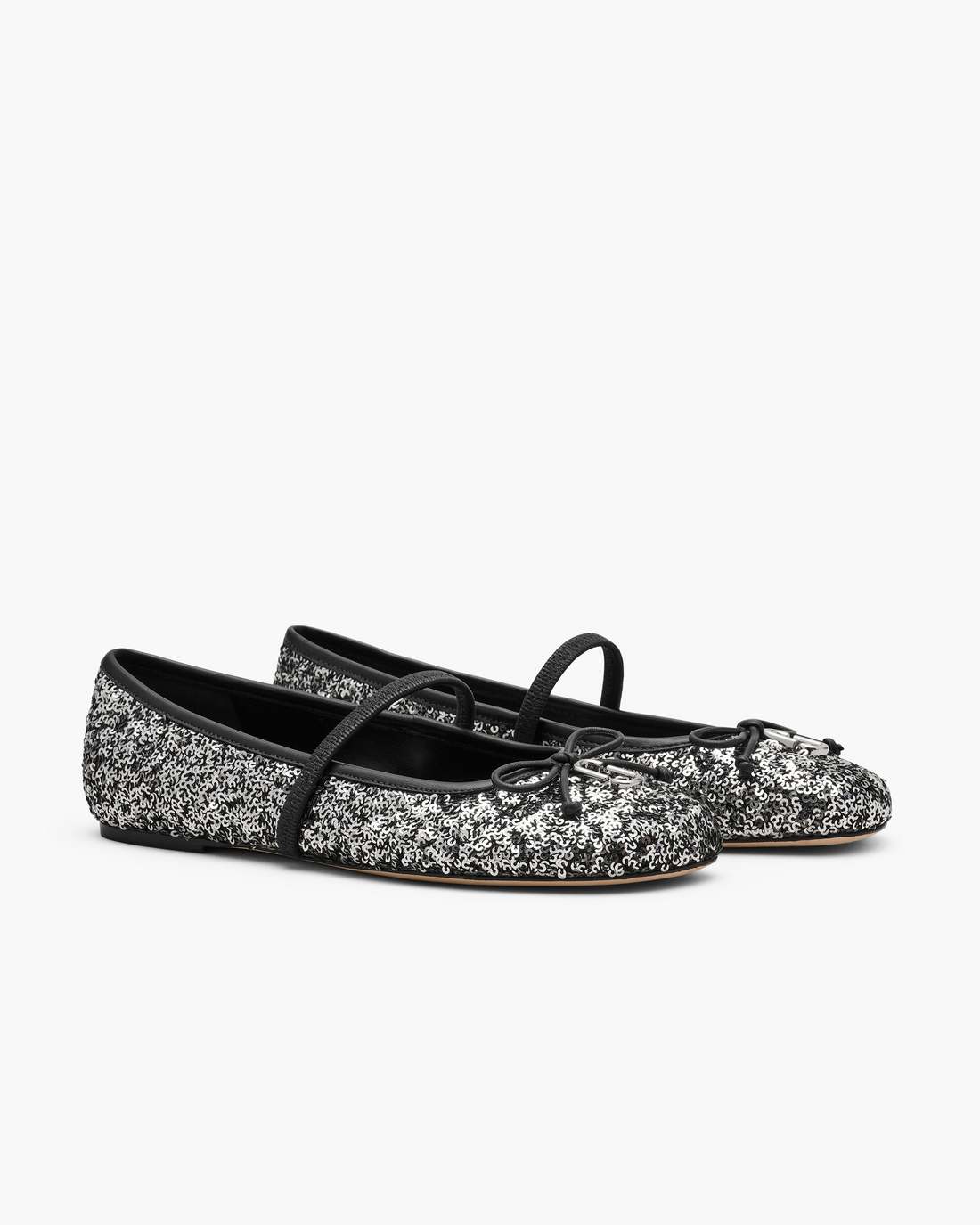 The Sequin Sabrina Ballerina Silver - Marc Jacobs Recommended
