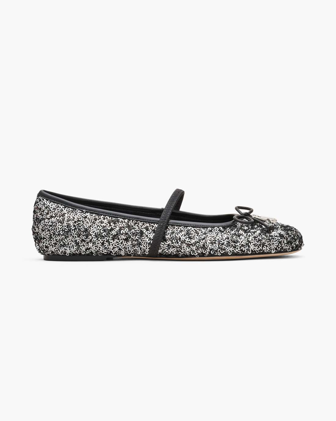 The Sequin Sabrina Ballerina Silver - Marc Jacobs Recommended