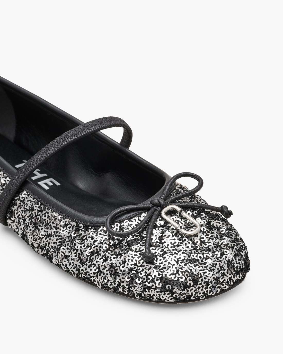 The Sequin Sabrina Ballerina Silver - Marc Jacobs Recommended